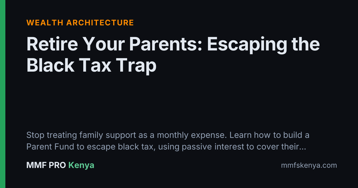 Retire Your Parents: Escaping the Black Tax Trap